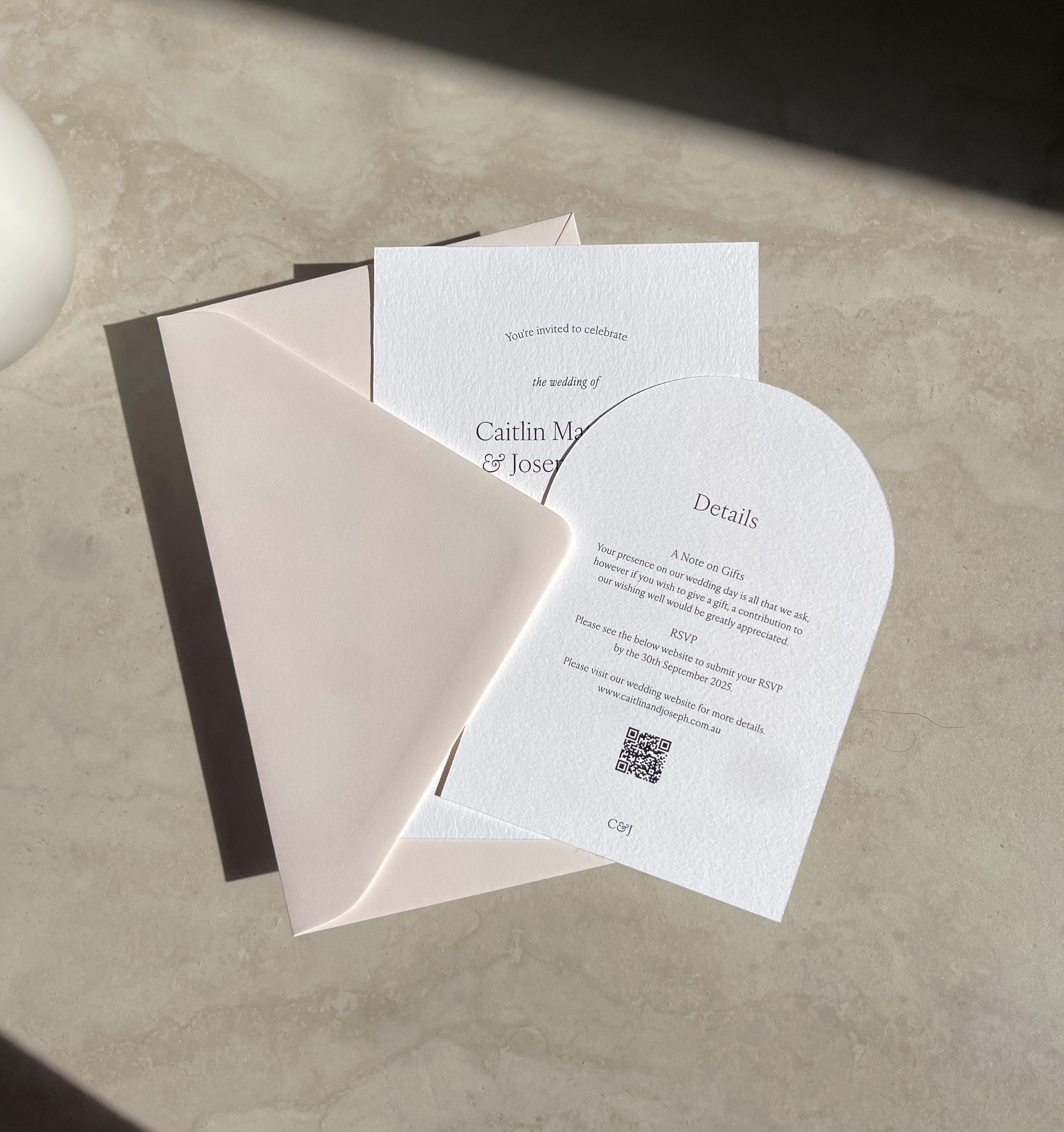 Amore | Two Card Invitation Suite