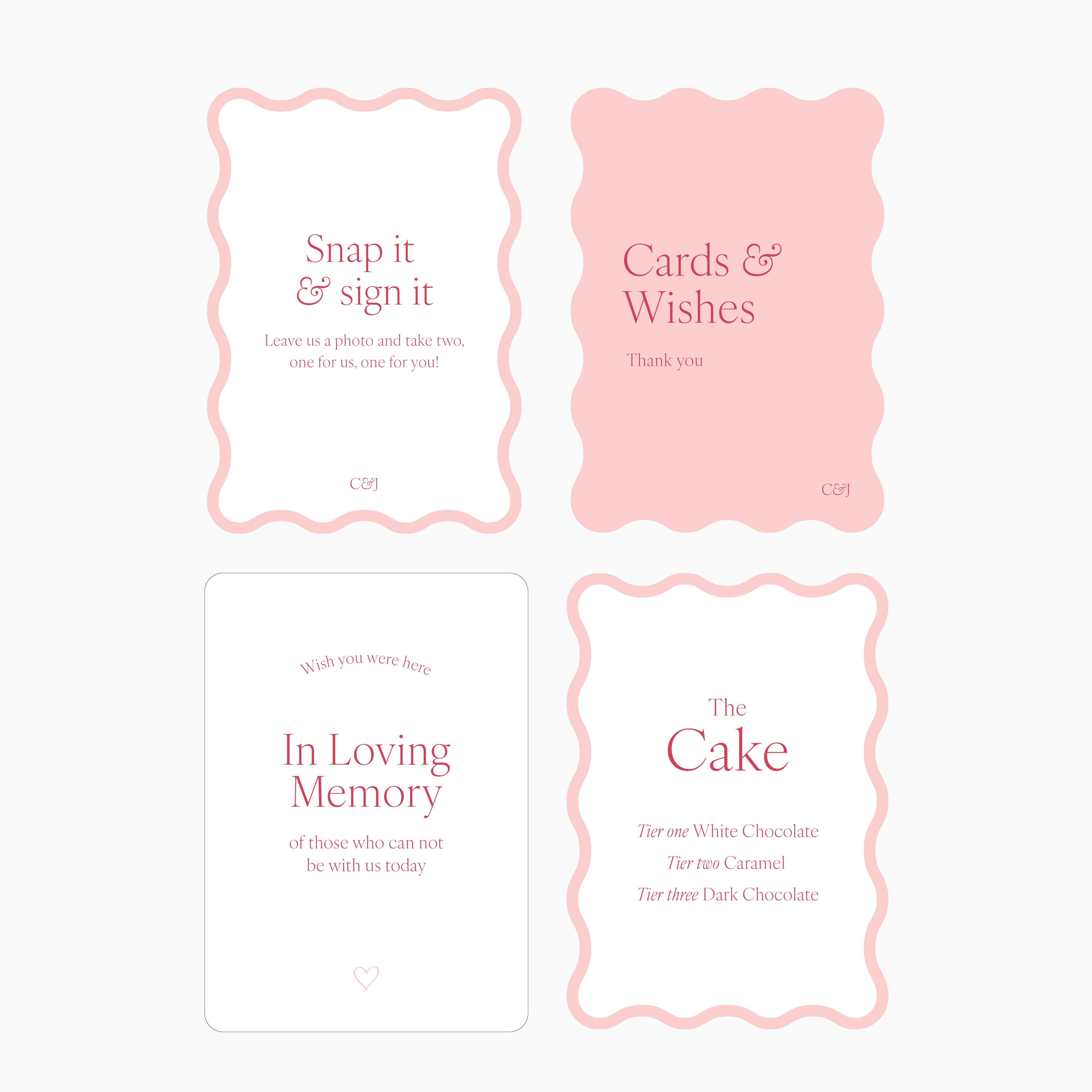 Amore | A5 Signage Package