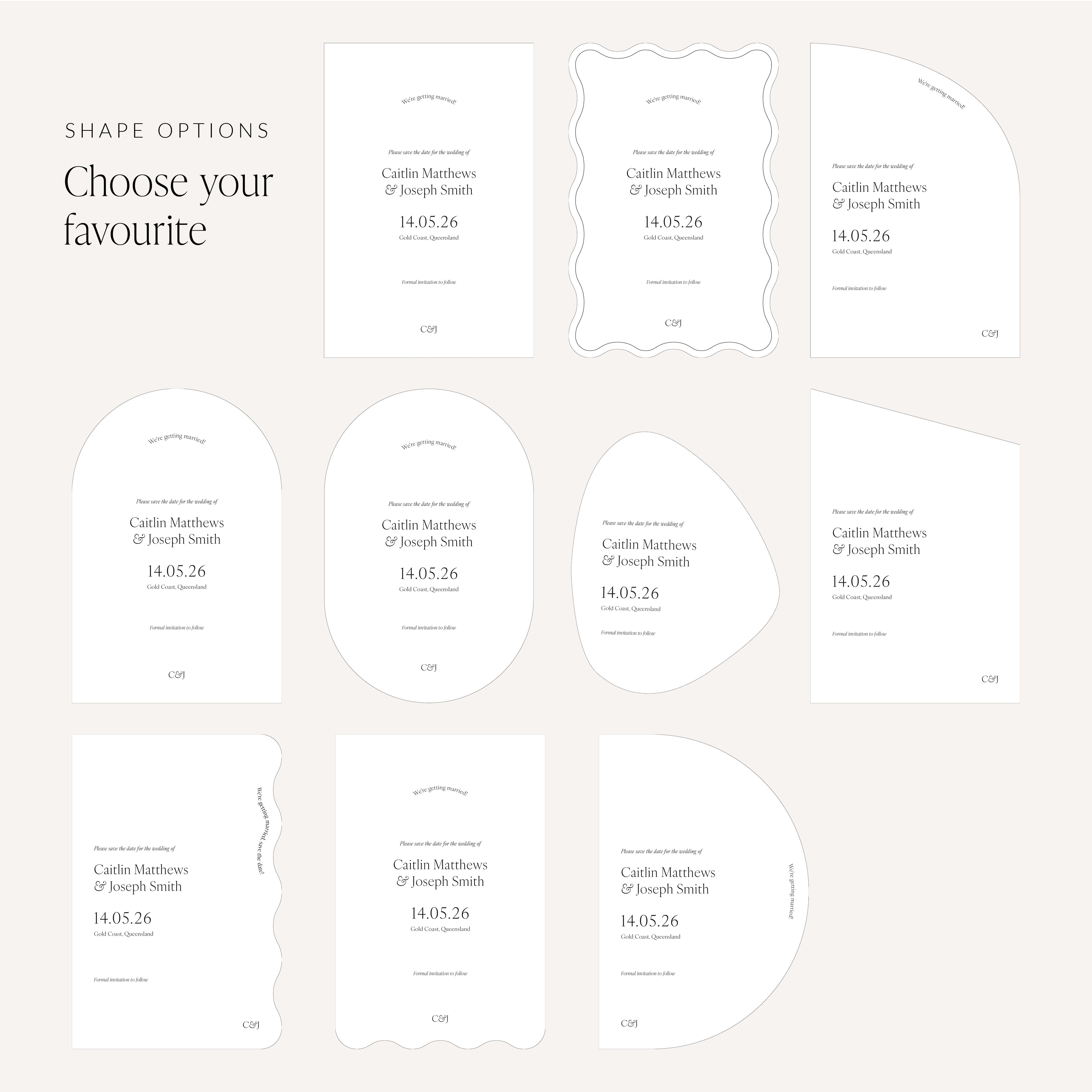 Amore | Save the Dates