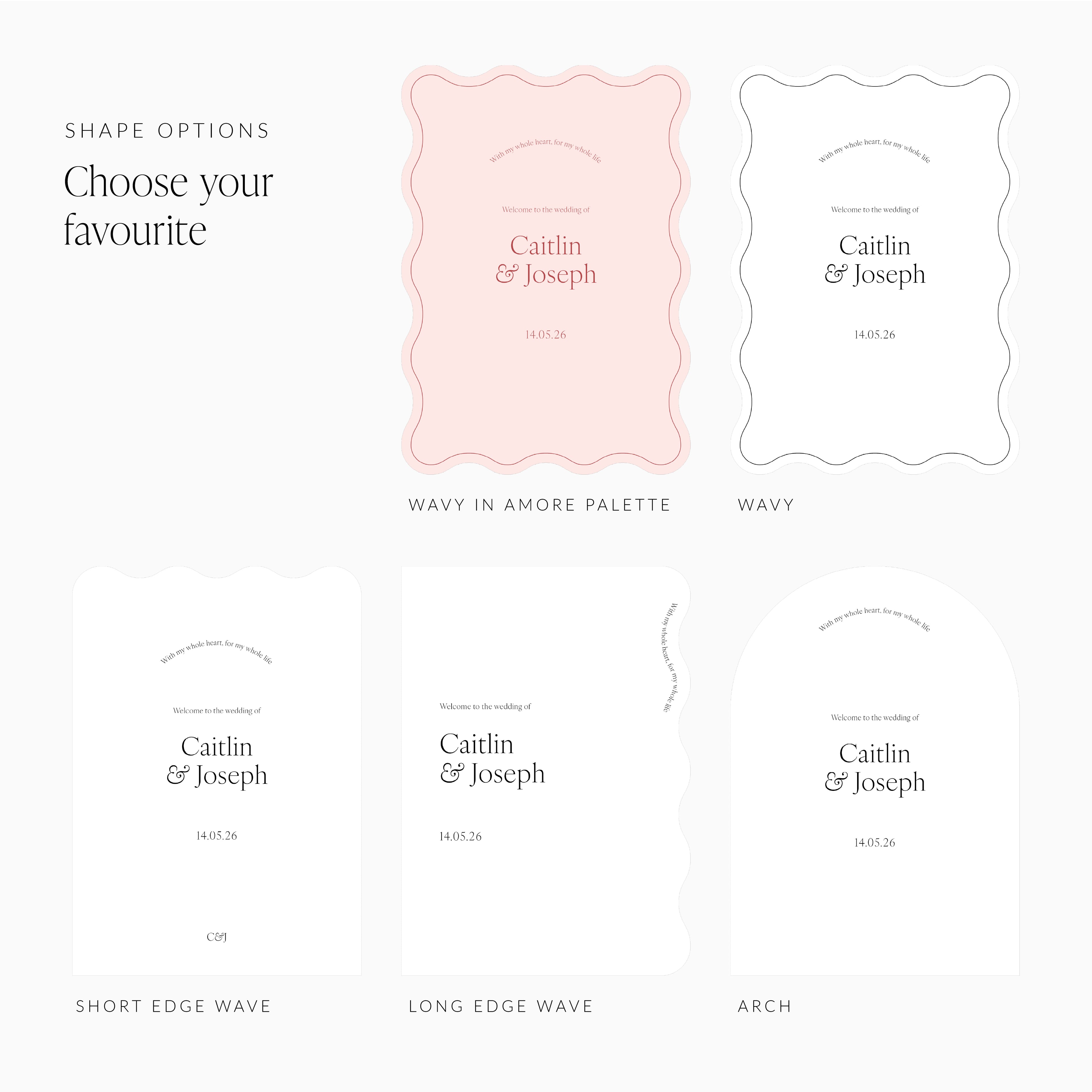 Amore | Welcome Sign