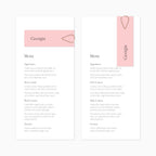 Amore | Menu and Place Card Package