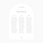 Amore | Seating Chart Sign