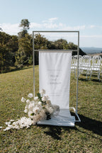 Grace | Fabric Welcome Sign