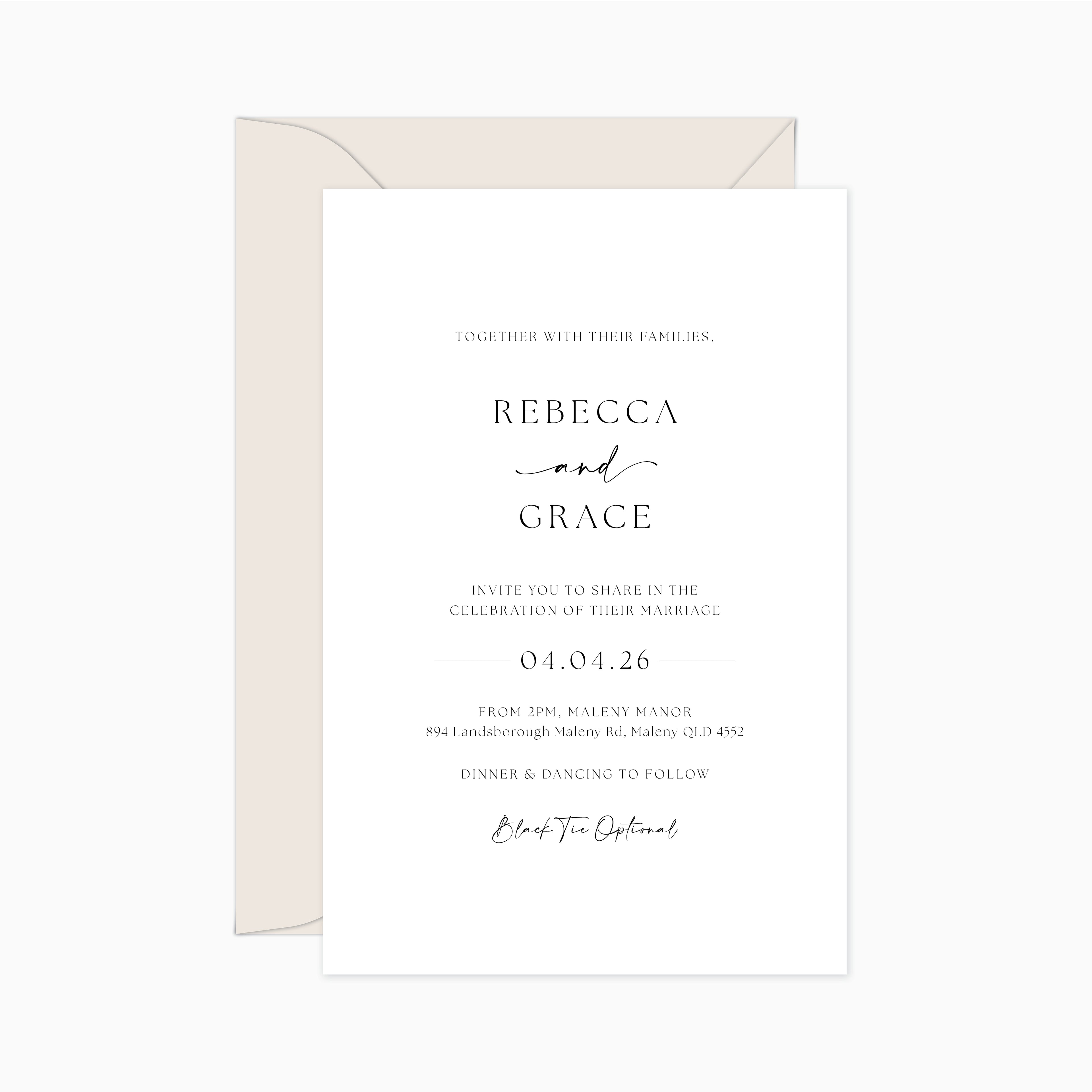 Grace | Wedding Invitations