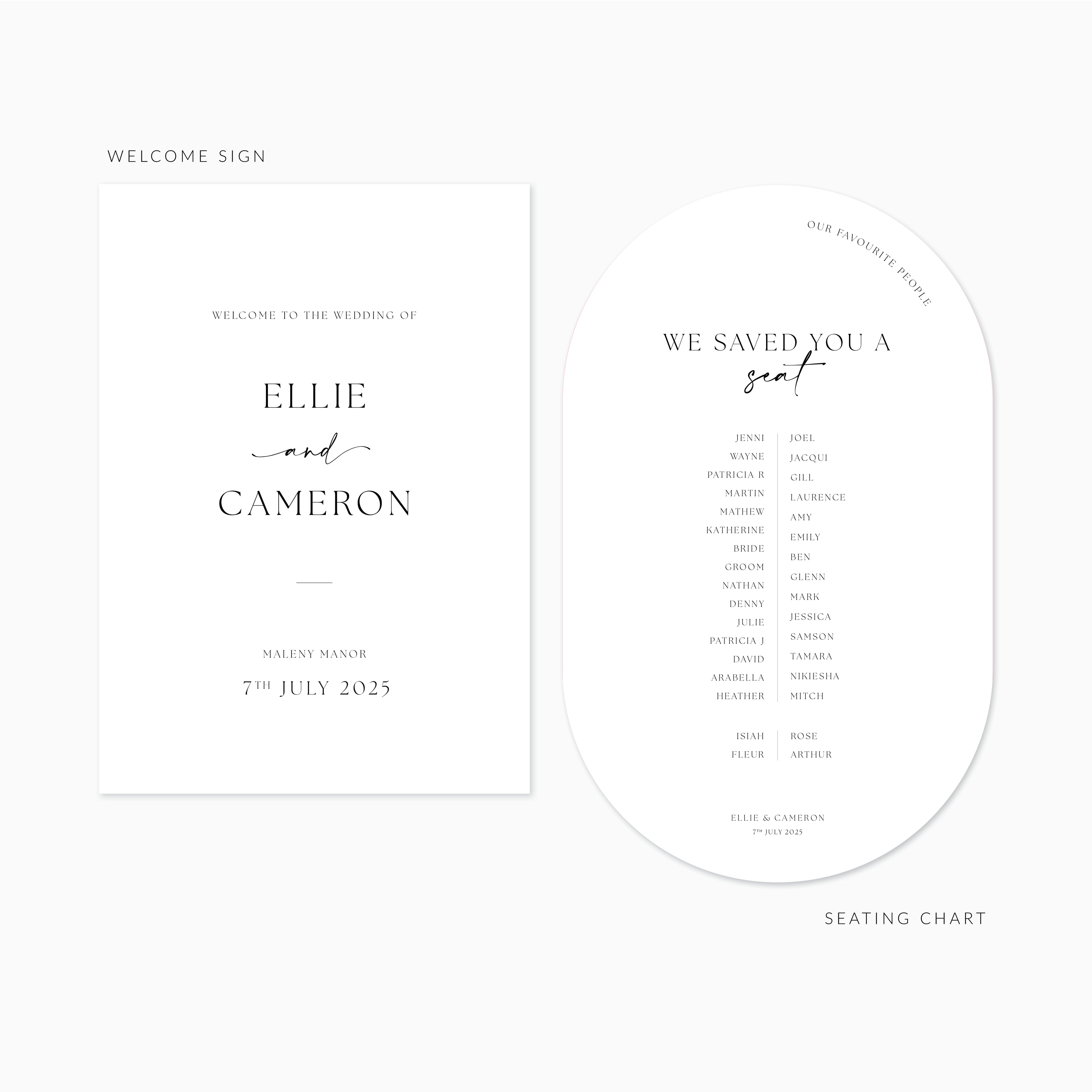 Grace | Large Signage Package