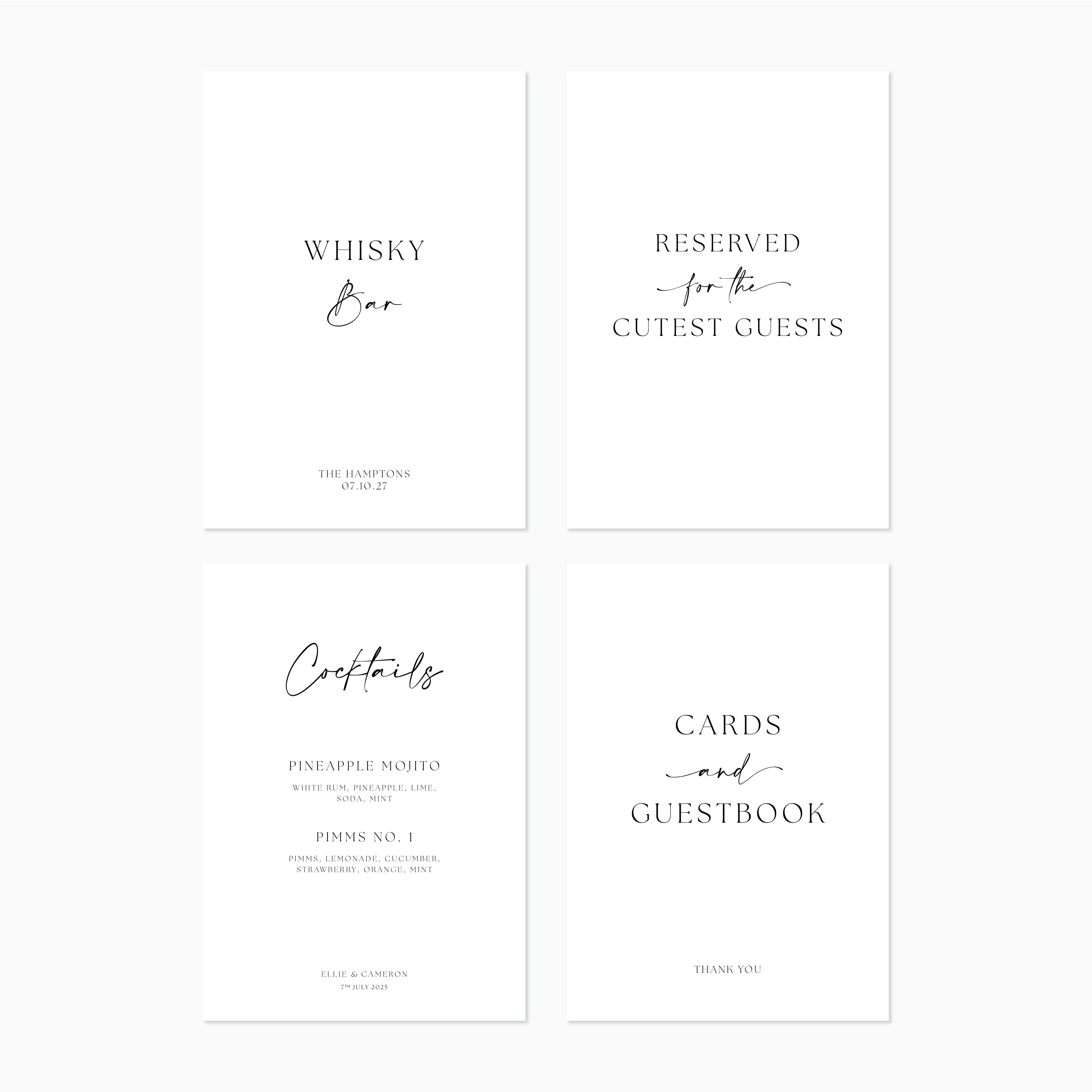 Grace | A5 Signage Package