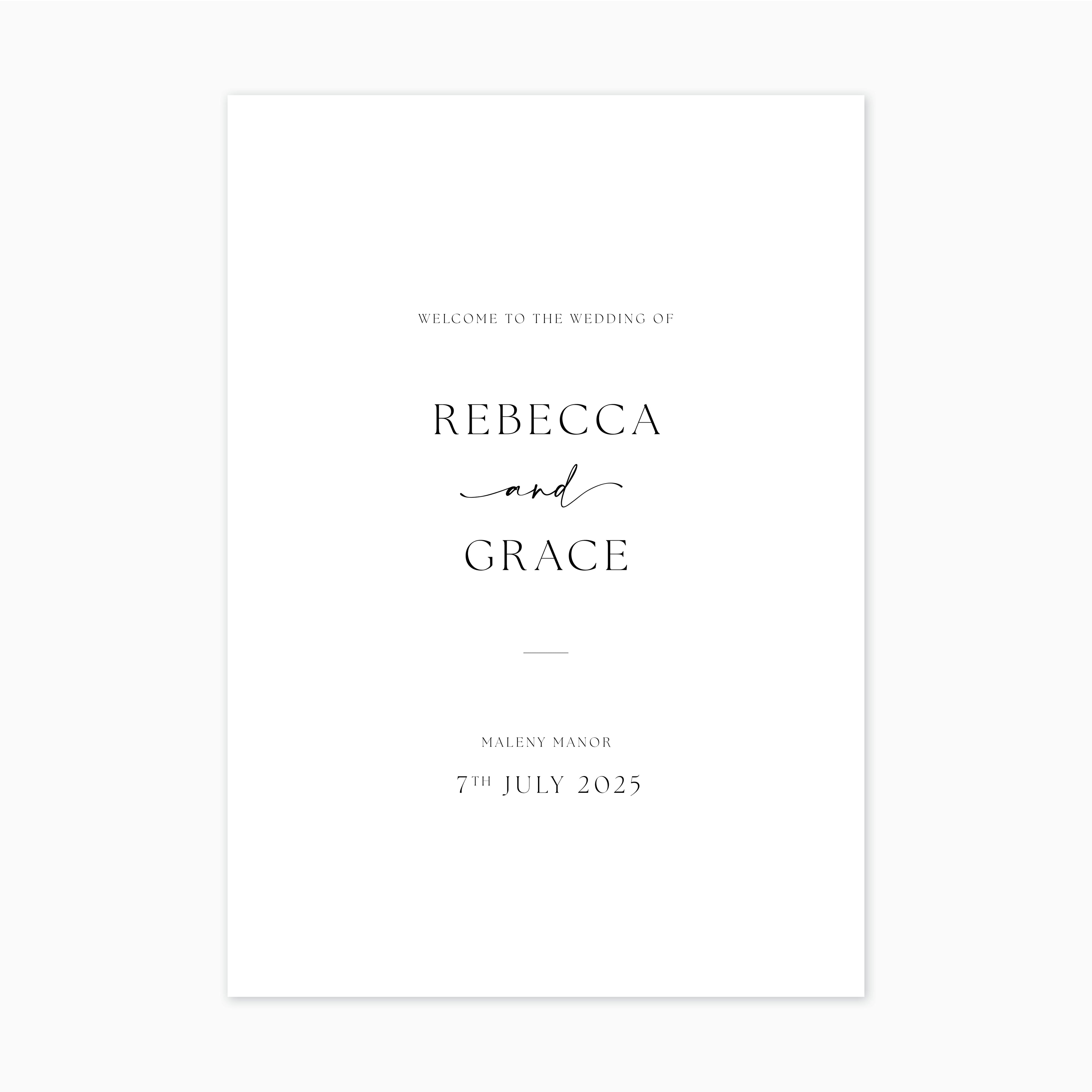 Grace | Welcome Sign